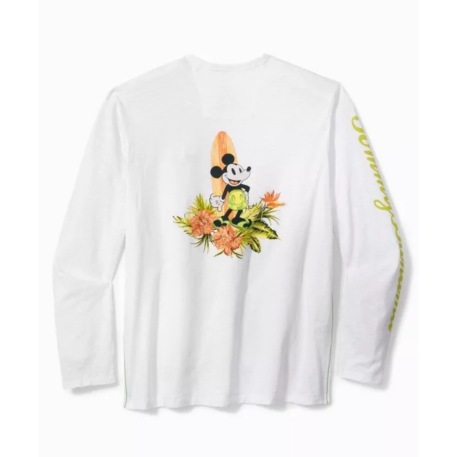 Tommy Bahama Disney Happiest Surf On Earth Long Sleeve Mickey Mouse T-Shirt 3XLT