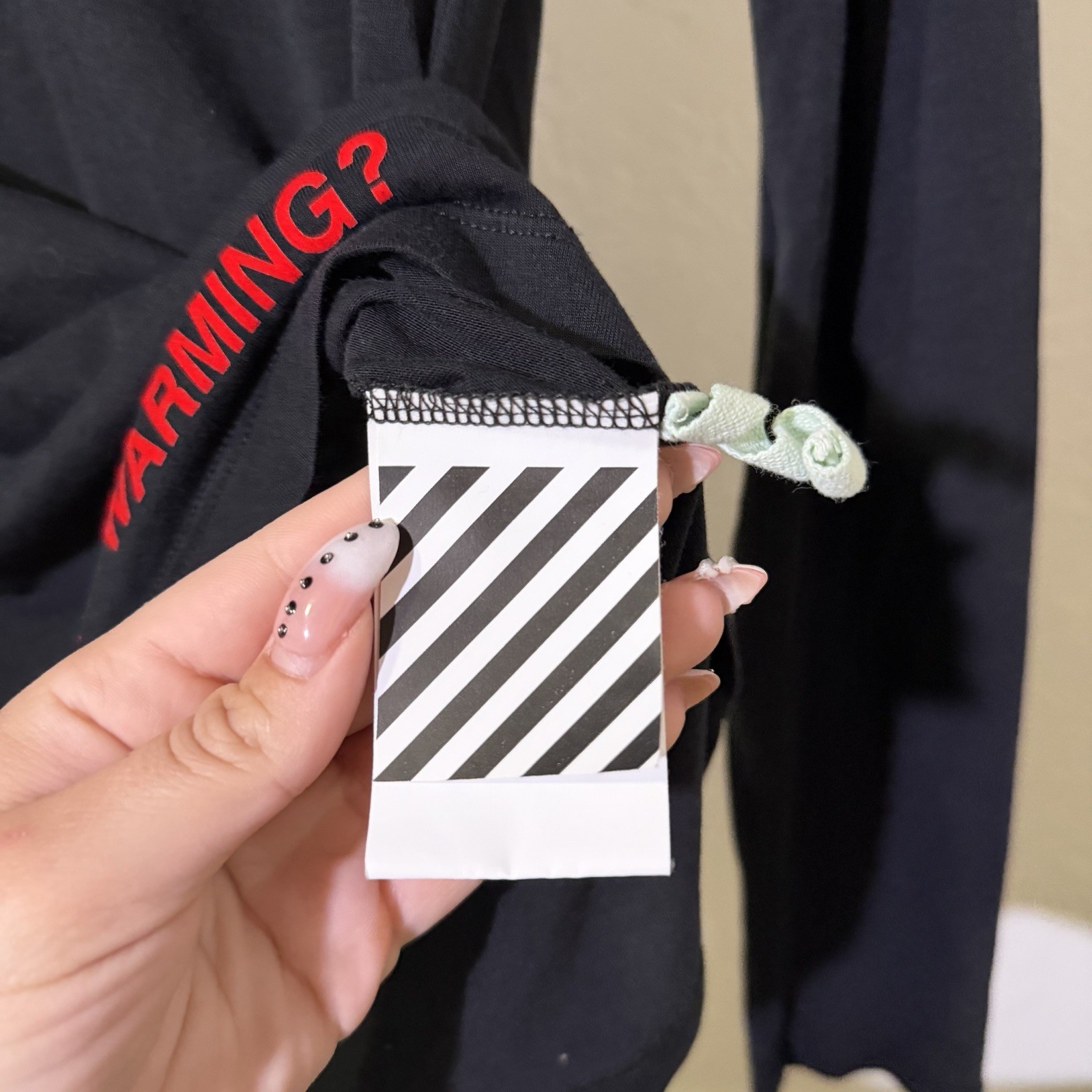 Off-White Global Warming Long Sleeve T-Shirt