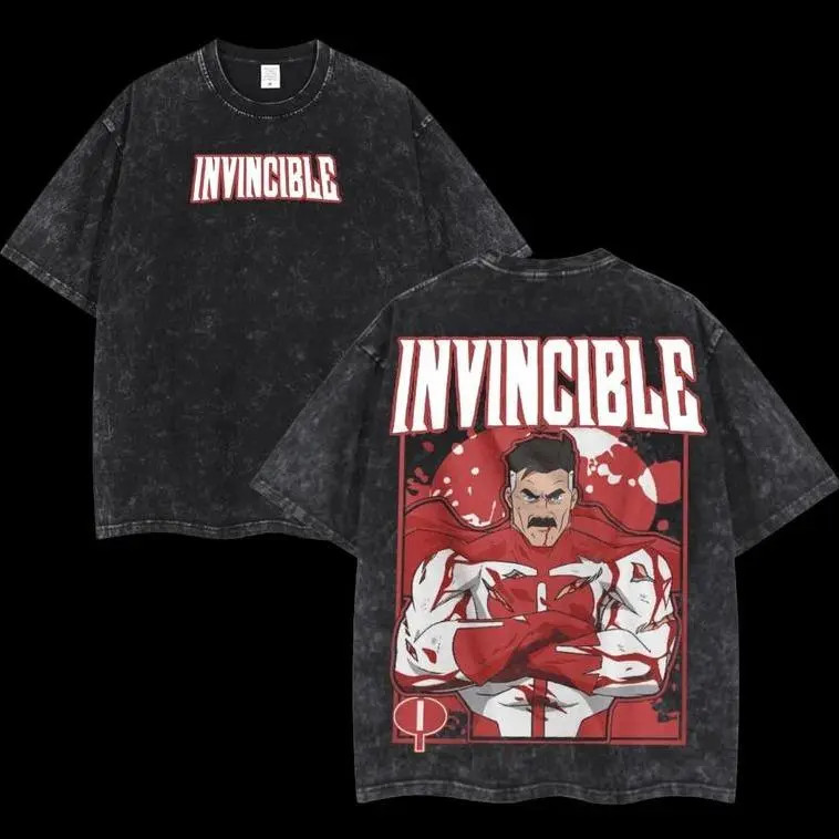 Omni Man Invincible Vintage T Shirt Comic Graphic Tee Streetwear