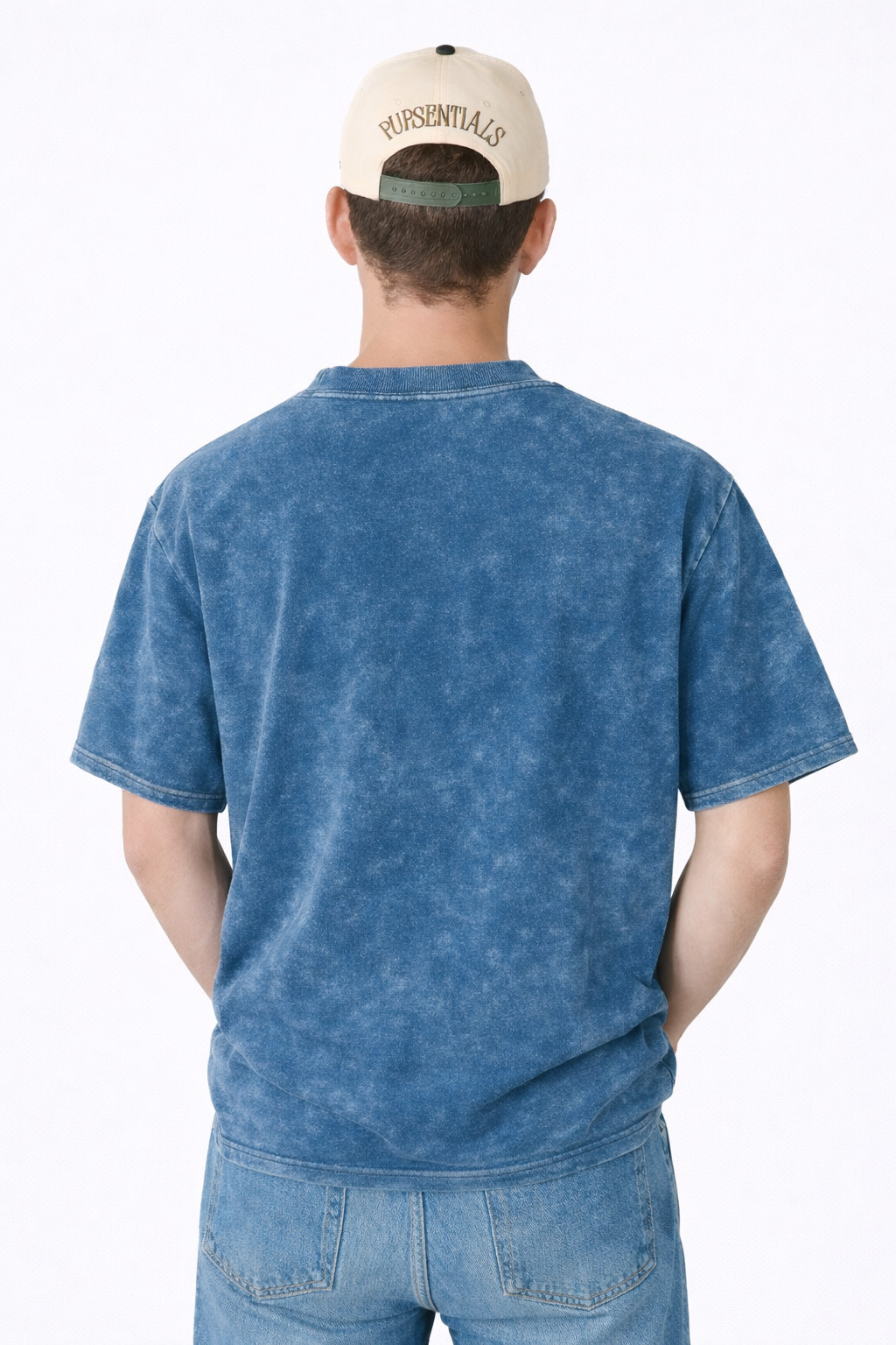 6 PK Unisex Men  Women Acid / stone Wash T-Shirts cotton multicolour ( M )