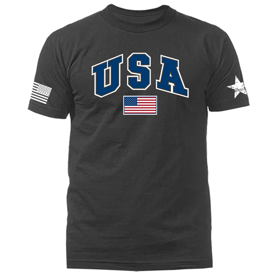 USA Original US Flag American Pride Patriot Patriotic Graphic T-shirt