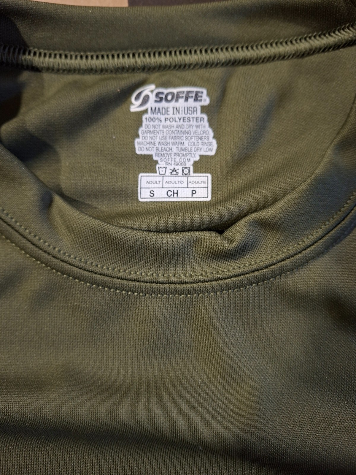 Soffe Military Short Sleeve Polyester T-shirt – USA USMC Certified T-shirt