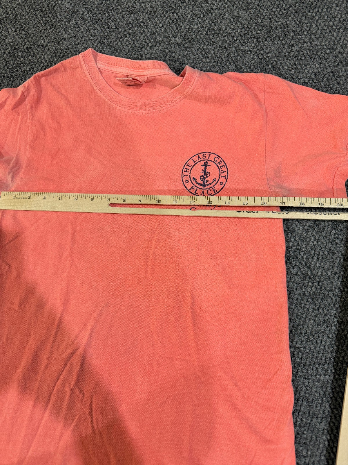 Comfort Colors t shirt mens small pink St mary’s georgia graphic