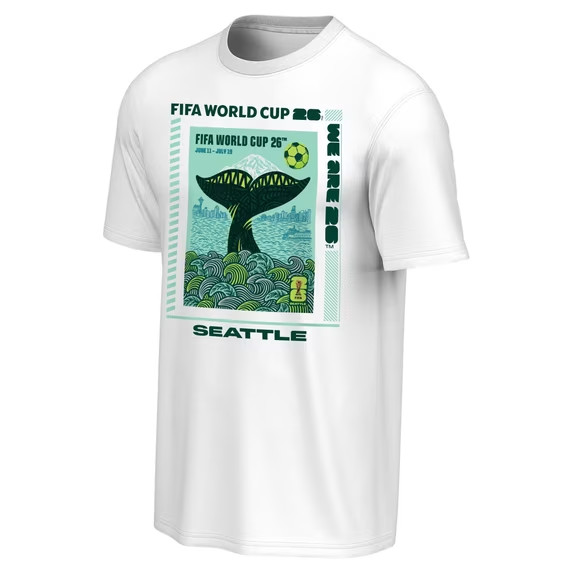 FIFA 2026 World Cup Host Cities T-Shirt Official! S, M, L, XL, 2XL