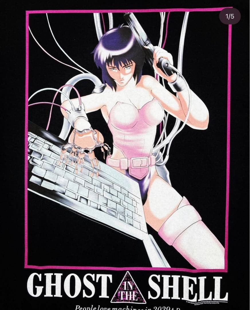 anzui vtg DEFCON T Shirt Ghost in the Shell XL Vintage Used Limited Edition