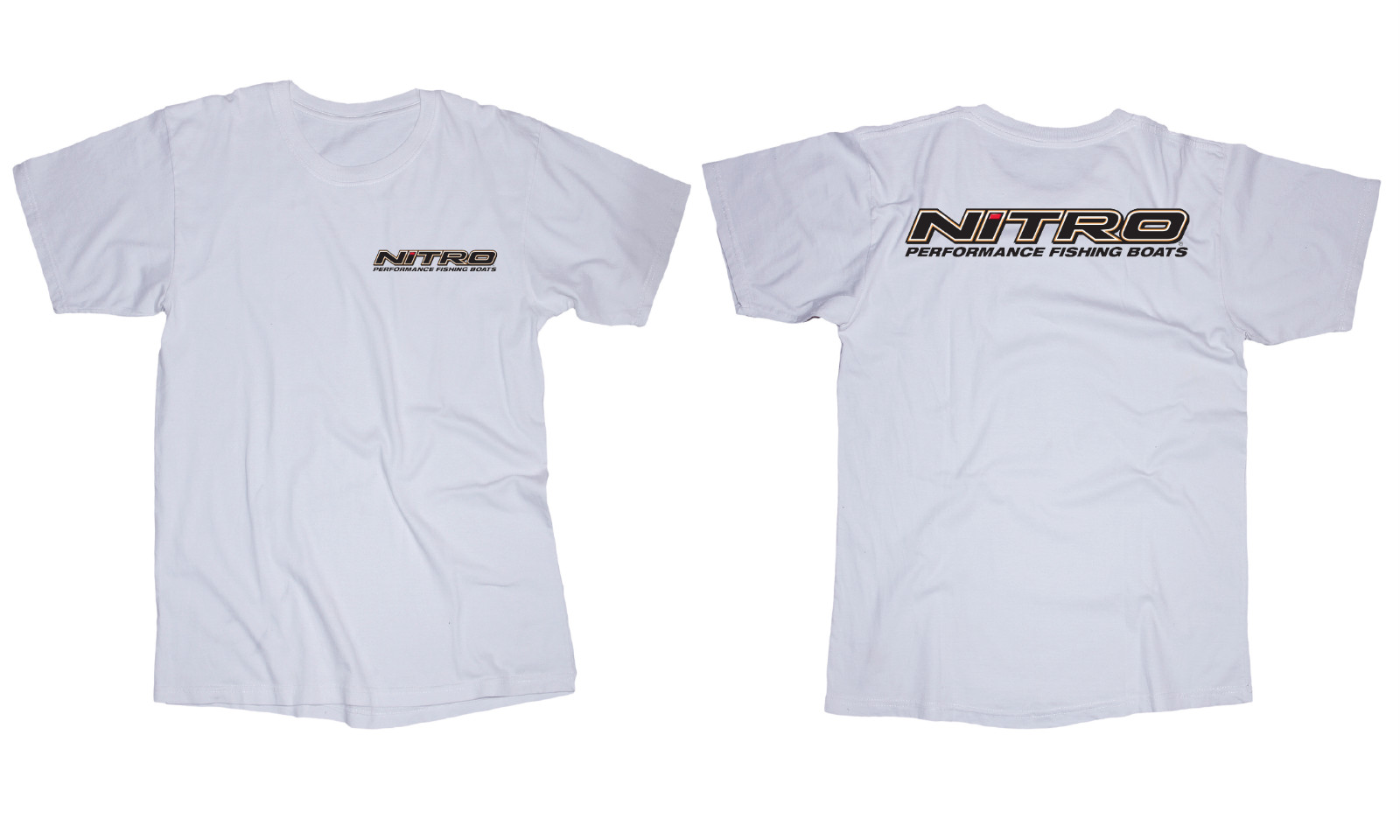 Nitro performance fishing boat logo T-shirt Bass lake