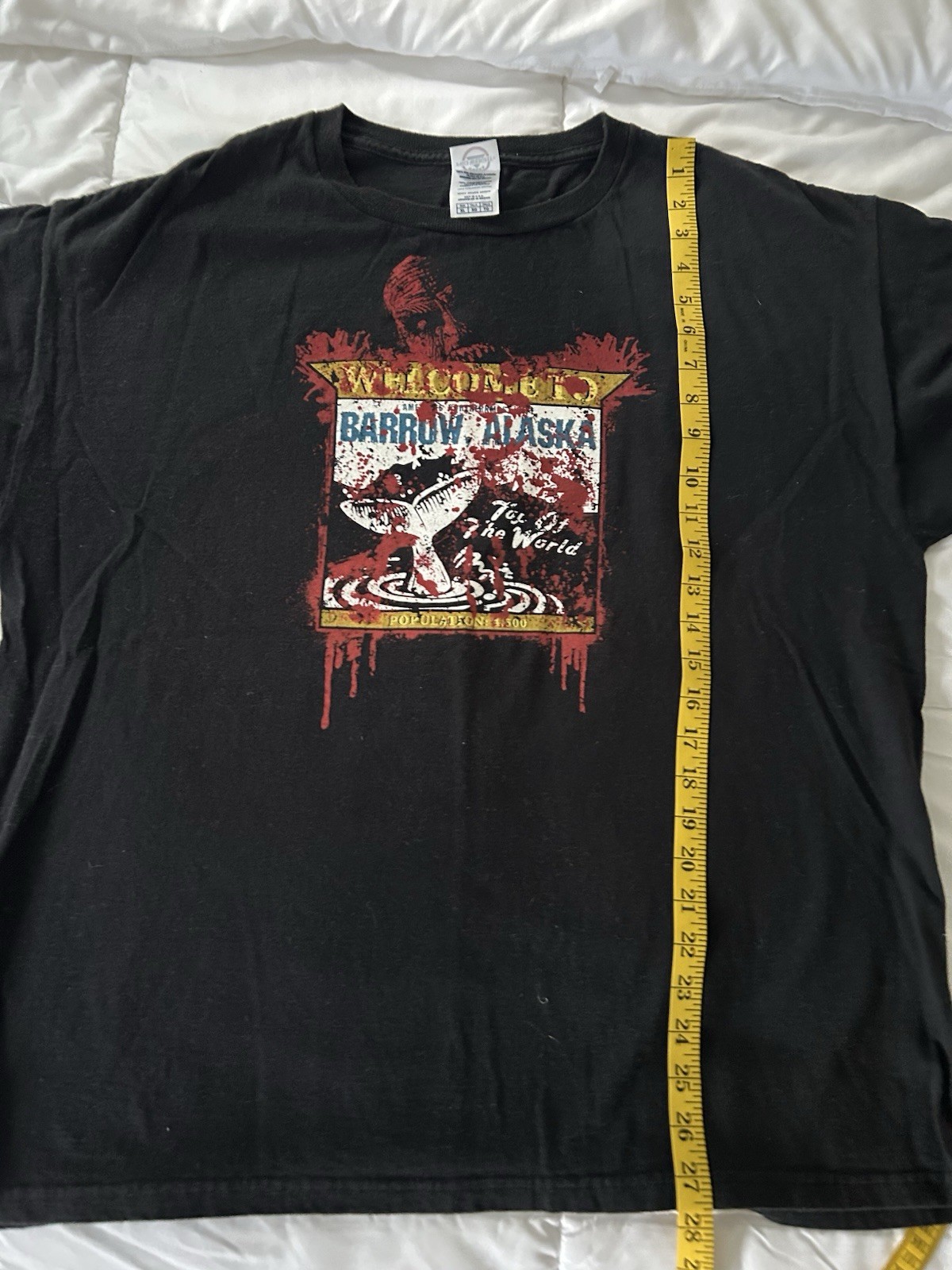 Vintage 30 Days Of Night, Top Of The World T-shirt, Black W/Graphic Men’s Sz XL