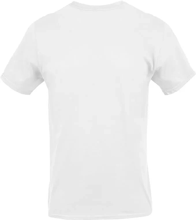 Gildan Men’s Crew Neck T-Shirts, 6 Pack, White Tees, 100% Cotton