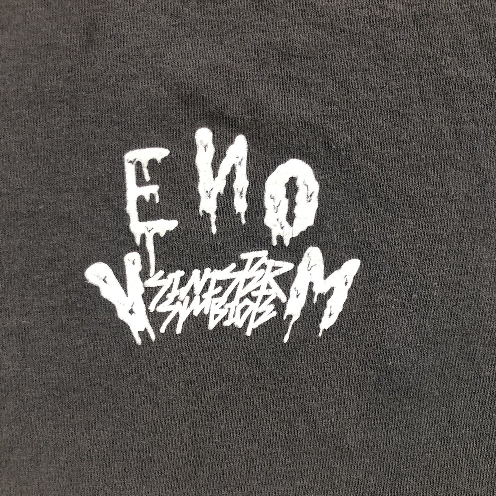 marvel venom t shirt Kids L Gray Graphic Print