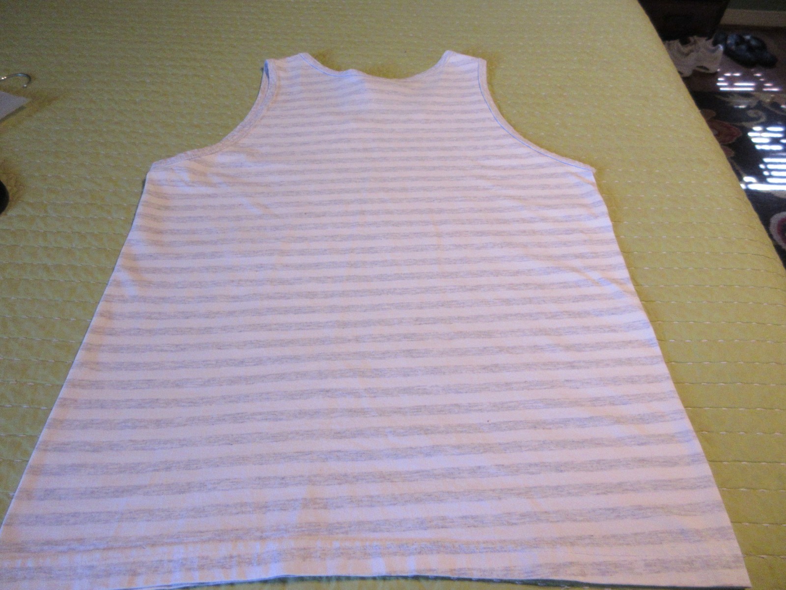 New 90’s Vintage Size Large Las Vegas Striped Tank Top T-Shirt