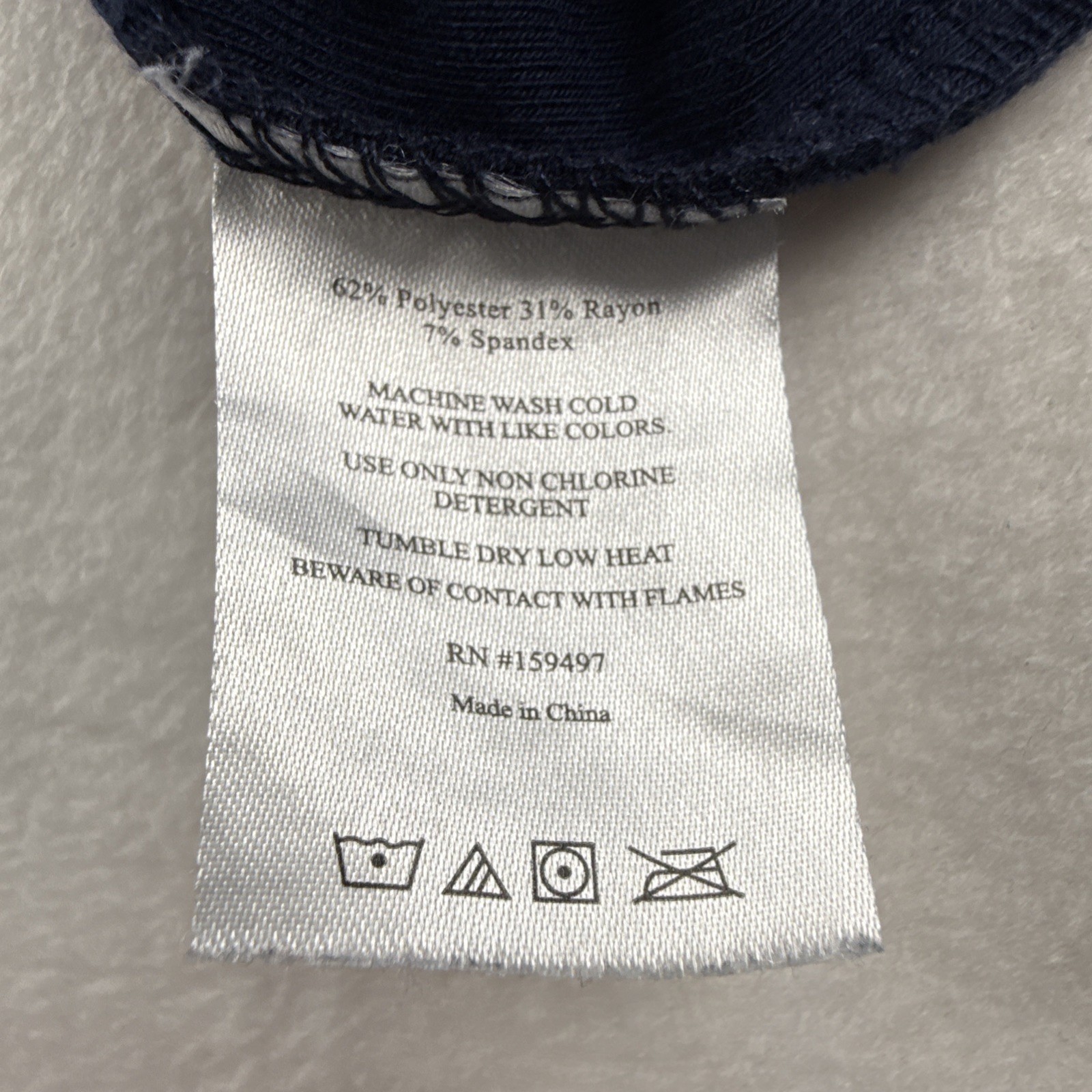 Venado Shirts Men XL Henley Long Sleeve Blue 3 Button Collar Poly Rayon Blend