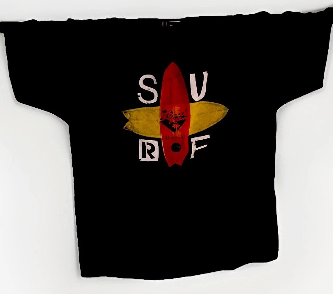 NEW Local Motion Hawaii Surf Black Hawaiian T-shirt Surfboard Size XL GIFT IDEA