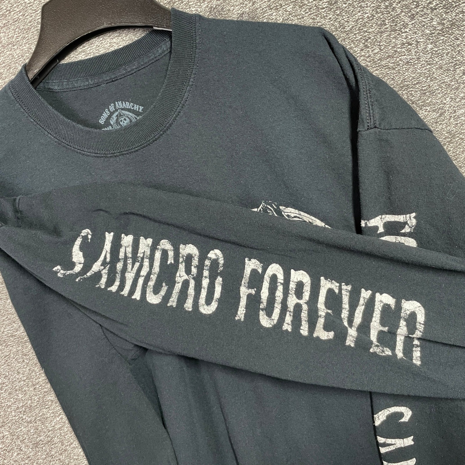 Sons of Anarchy Shirt Mens 2XL SAMCRO Long Sleeve Black SOA Reaper Graphic
