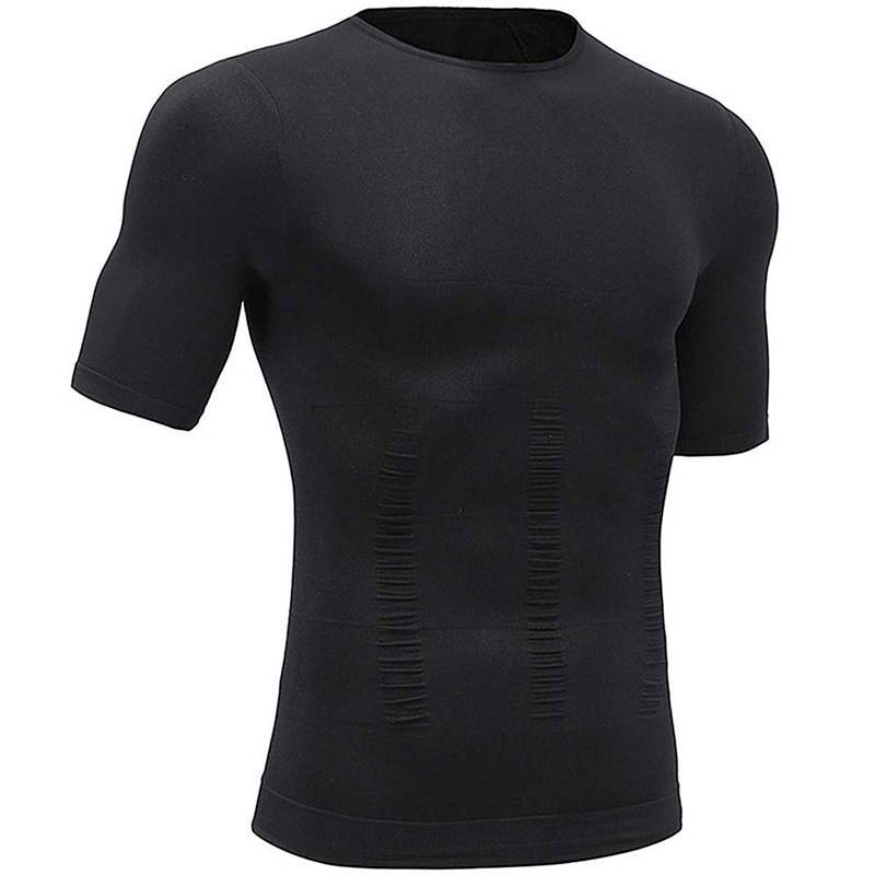 Men’s Slimming Body Shaper Vest Abs Abdomen Compression Shirt Workout Tank Top