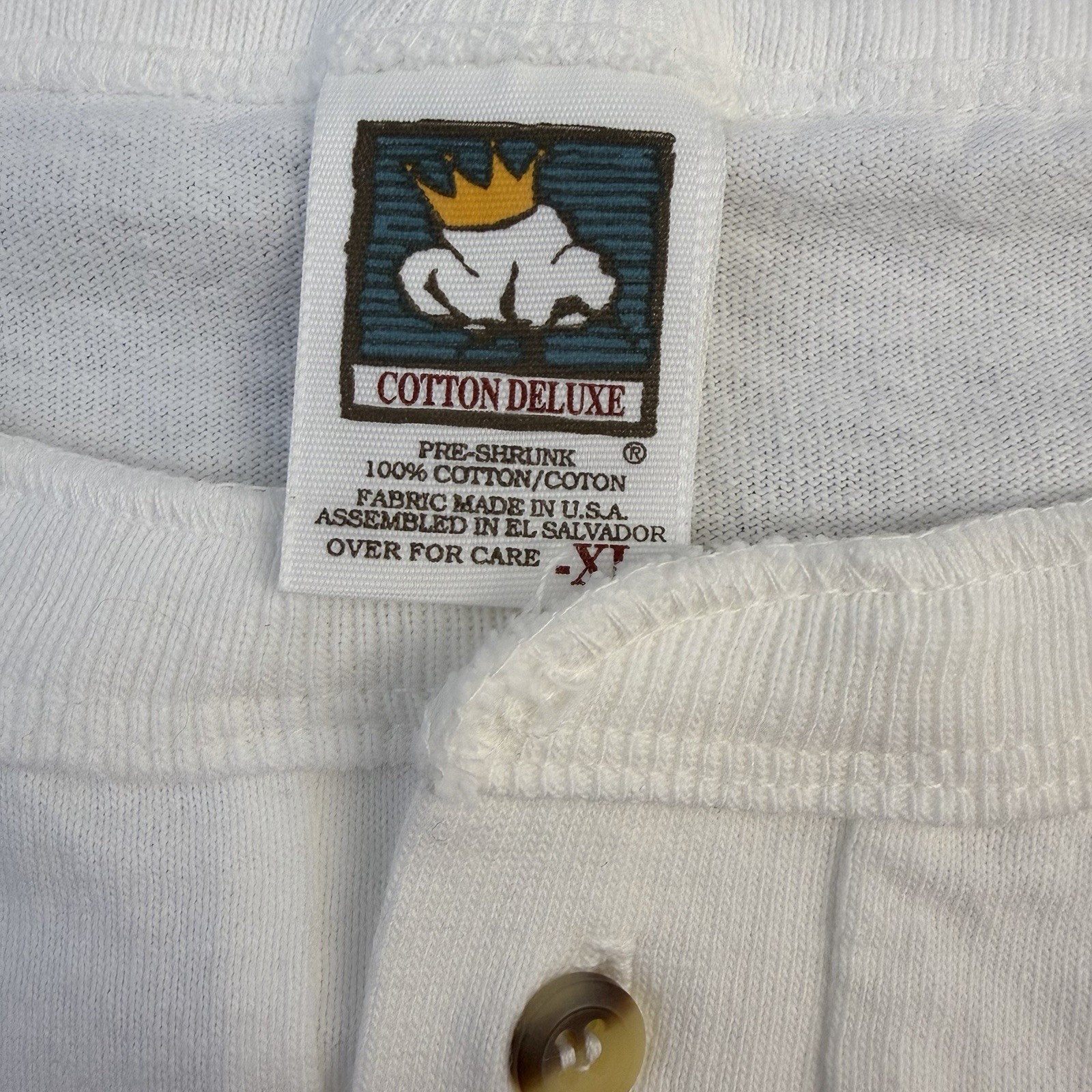Vintage Malibu Caribbean Rum Henley Shirt Men’s Size XL Promo Advertisement NWOT