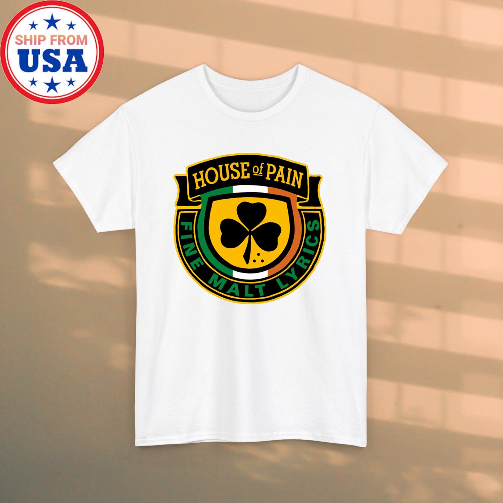 House Of Pain Men’s White Size S-5XL