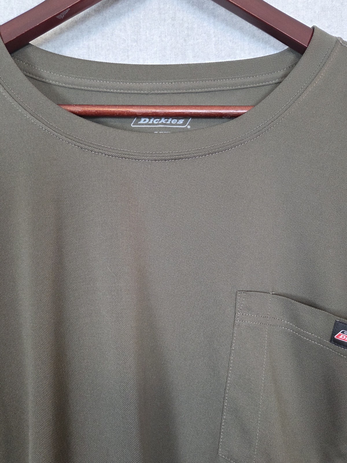 Dickies Work Shirt Men’s 3XL Long Sleeve Crewneck Logo Pocket Utility Comfort