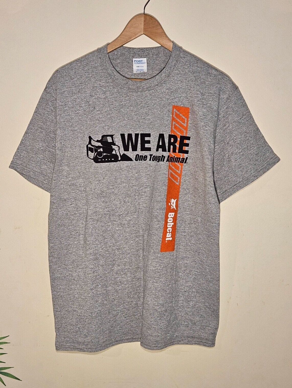Official Bobcat One Tough Animal T-Shirt – Grey T-shirt – S, M, L, XL, 2X & 3X