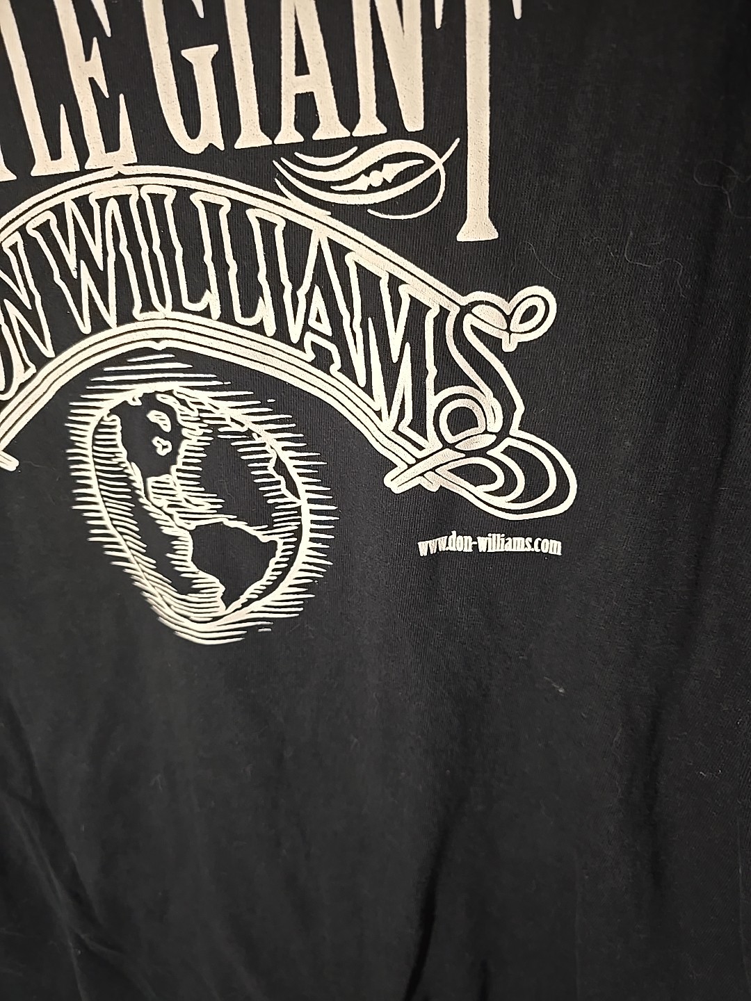 Don Williams Gentle Giant T-Shirt Vintage Country Music, Size L