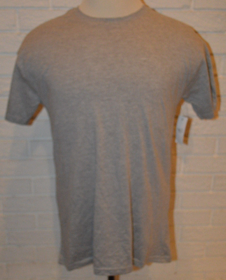 Men’s Carbon Lt. Gray Heather Short Sleeve Relaxed Tee T-Shirt Top Sizes XS, S