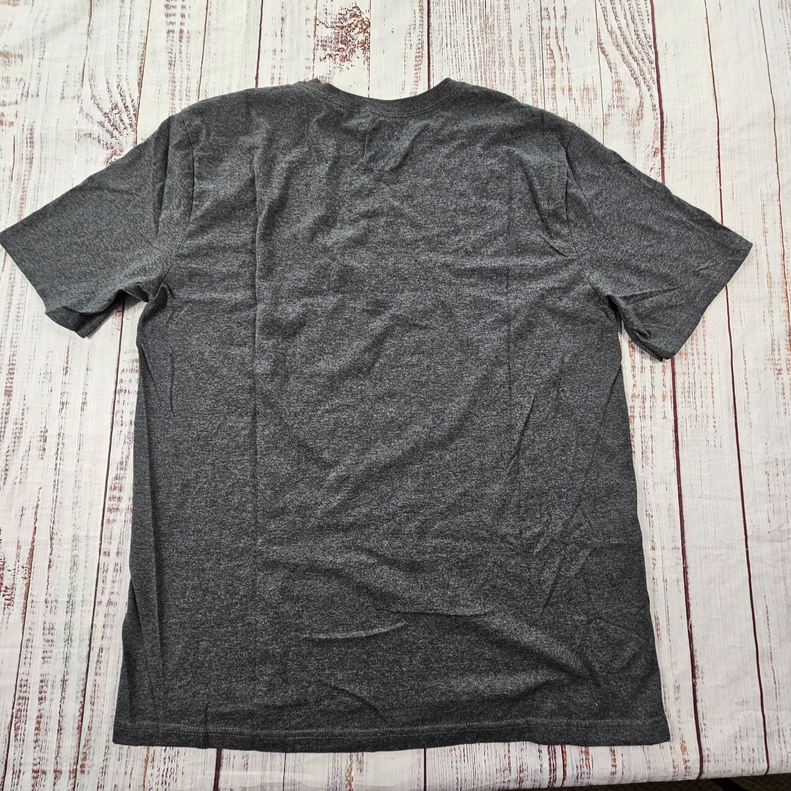 Jerzees Gray Short Sleeve Cotton Blend T-Shirt Men’s L
