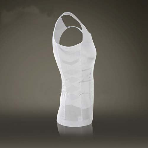Mens Body Shaper Slimming Tummy Vest Compression Tank Top Faja camisa de hombre