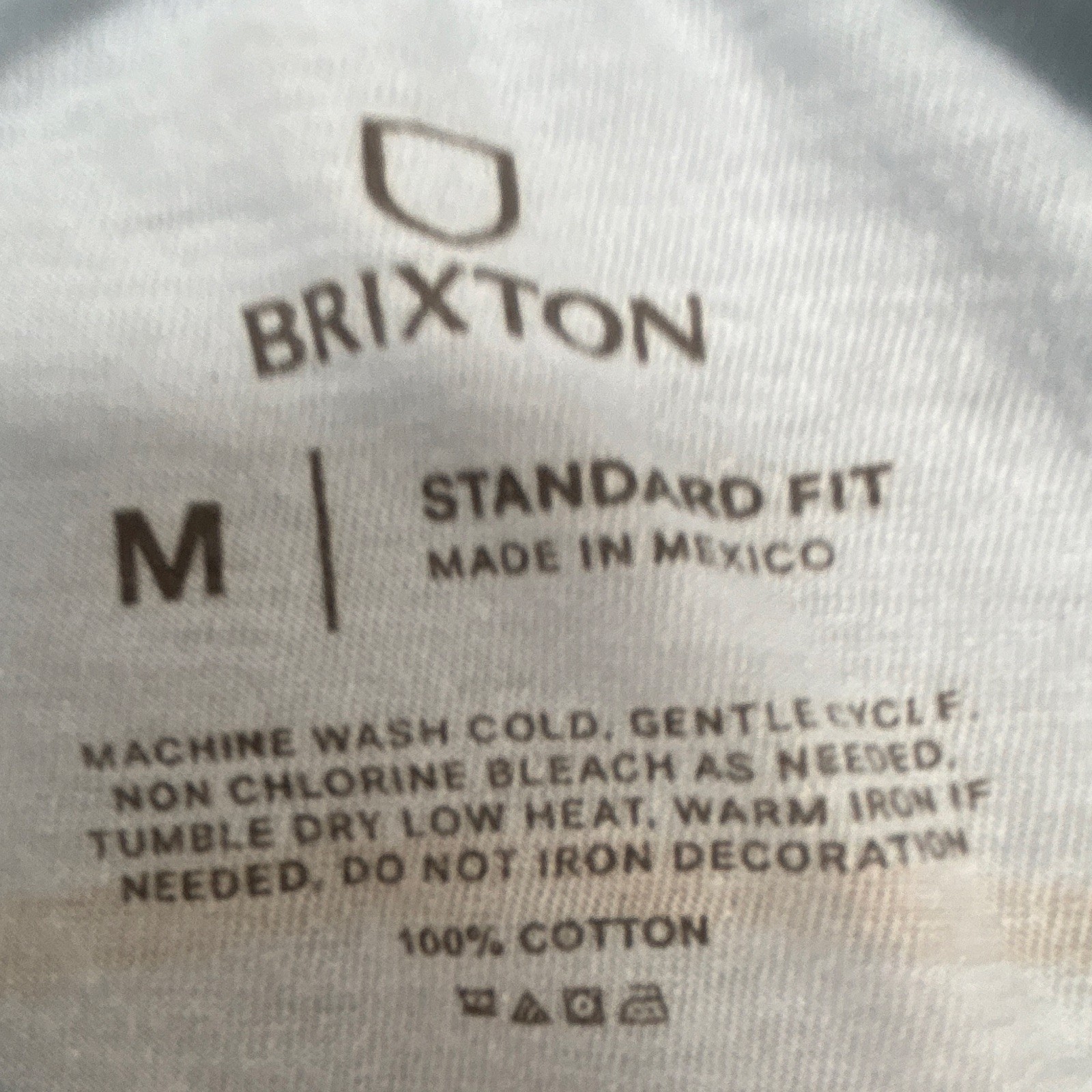 Brixton Blue Men’s Medium Crew Neck Short Sleeve T-Shirt FREE SHIPPING