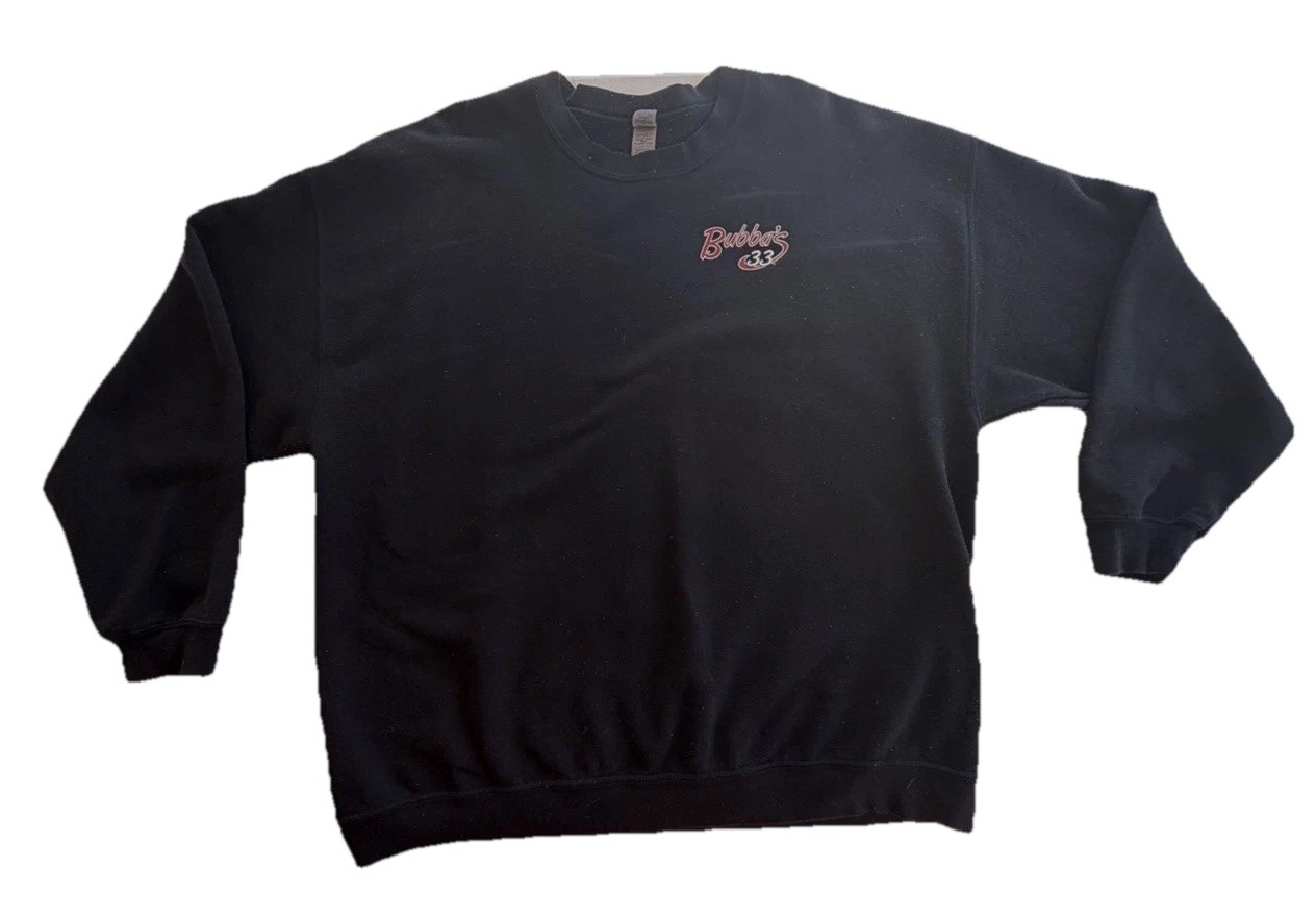 Bubba’s 33 Sports Bar Restaurant T Shirt XXL Uniform Worker Sweatshirt