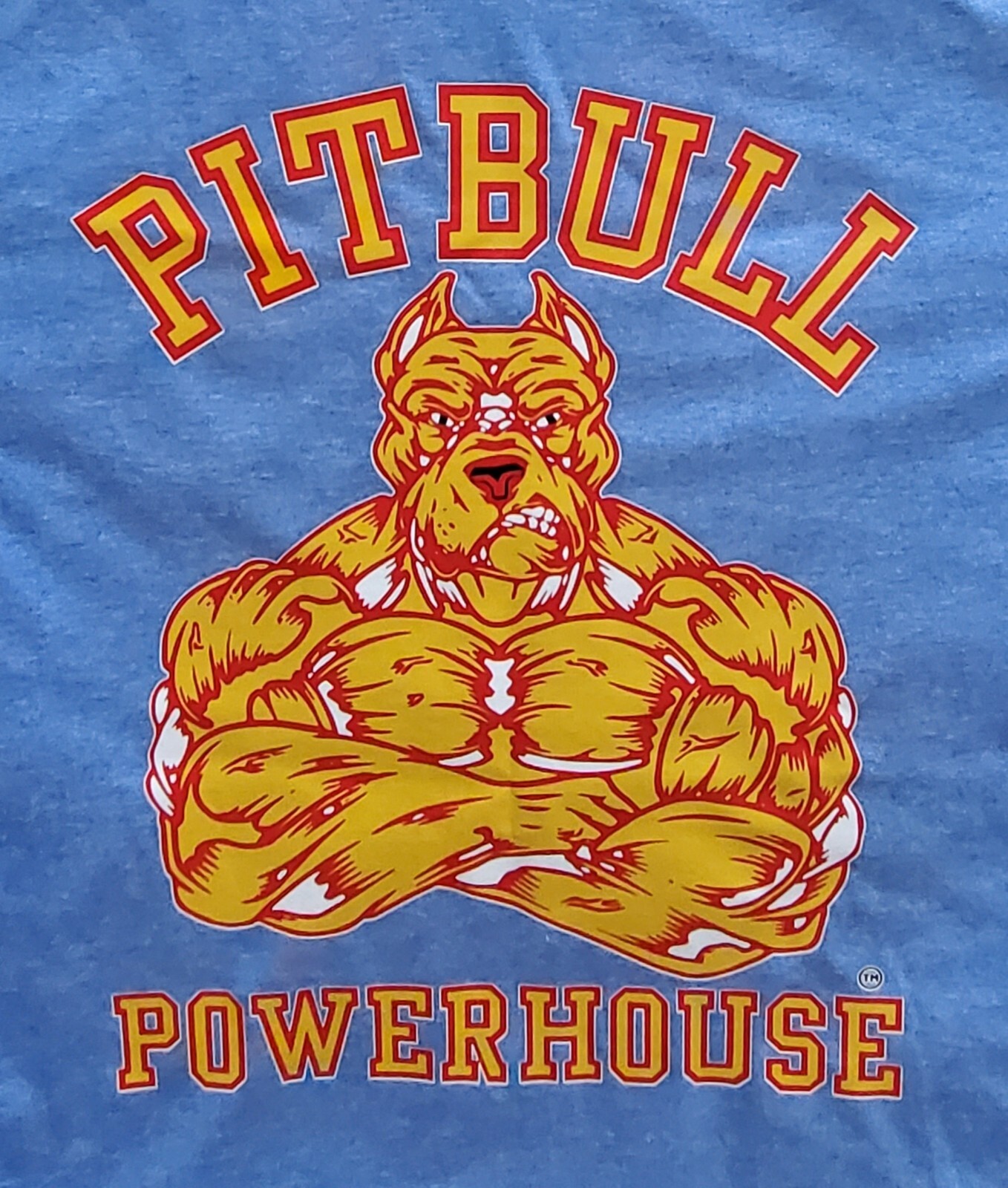 Pitbull Powerhouse Old School Bodybuilding Muscle T-Shirt Brand New Size M L XL