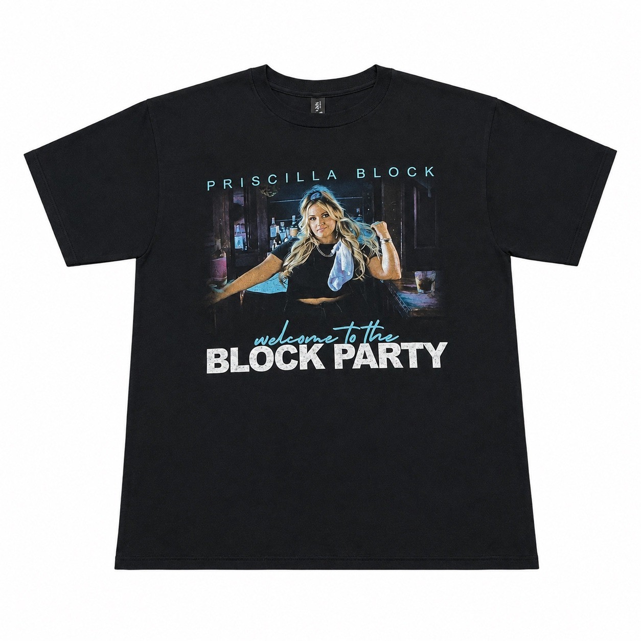 Priscilla Block Welcome to the Block Party Tour T-Shirt Black Mens XL