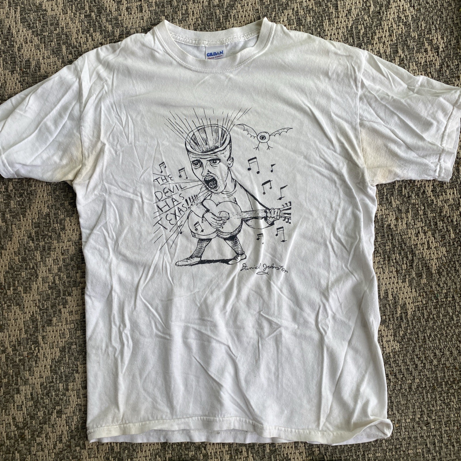 2002 Daniel Johnston The Devil Has Texas Men’s Medium