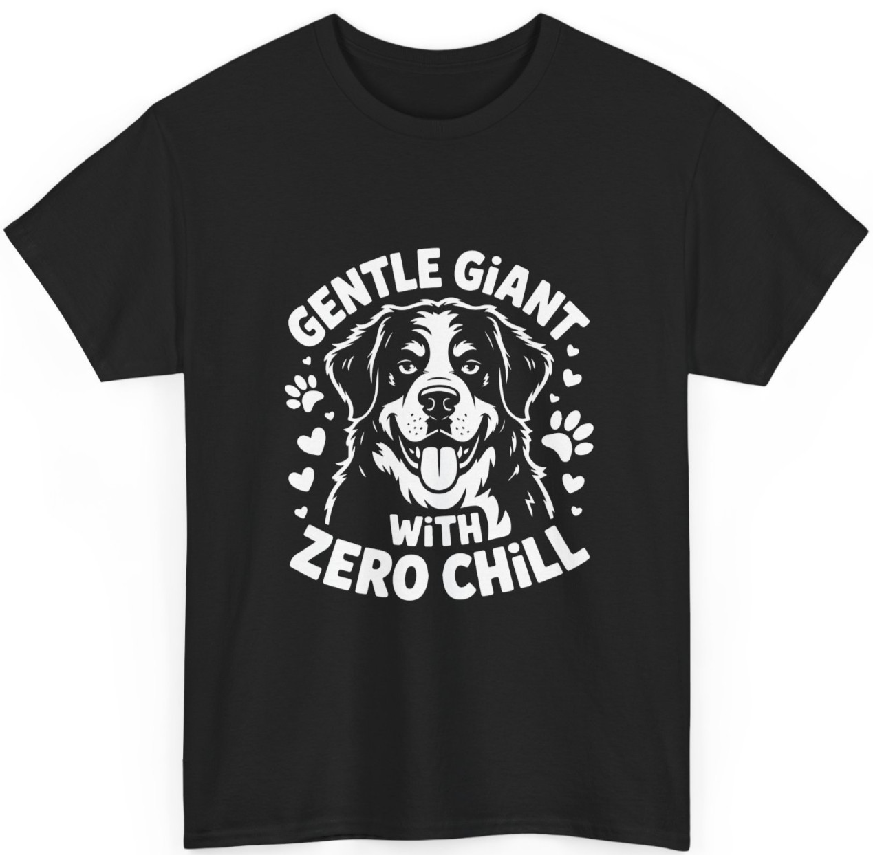 Gentle Giant Zero Chill Funny Dog Shirt Big Dog T Shirt Gift Pet Lover Tee