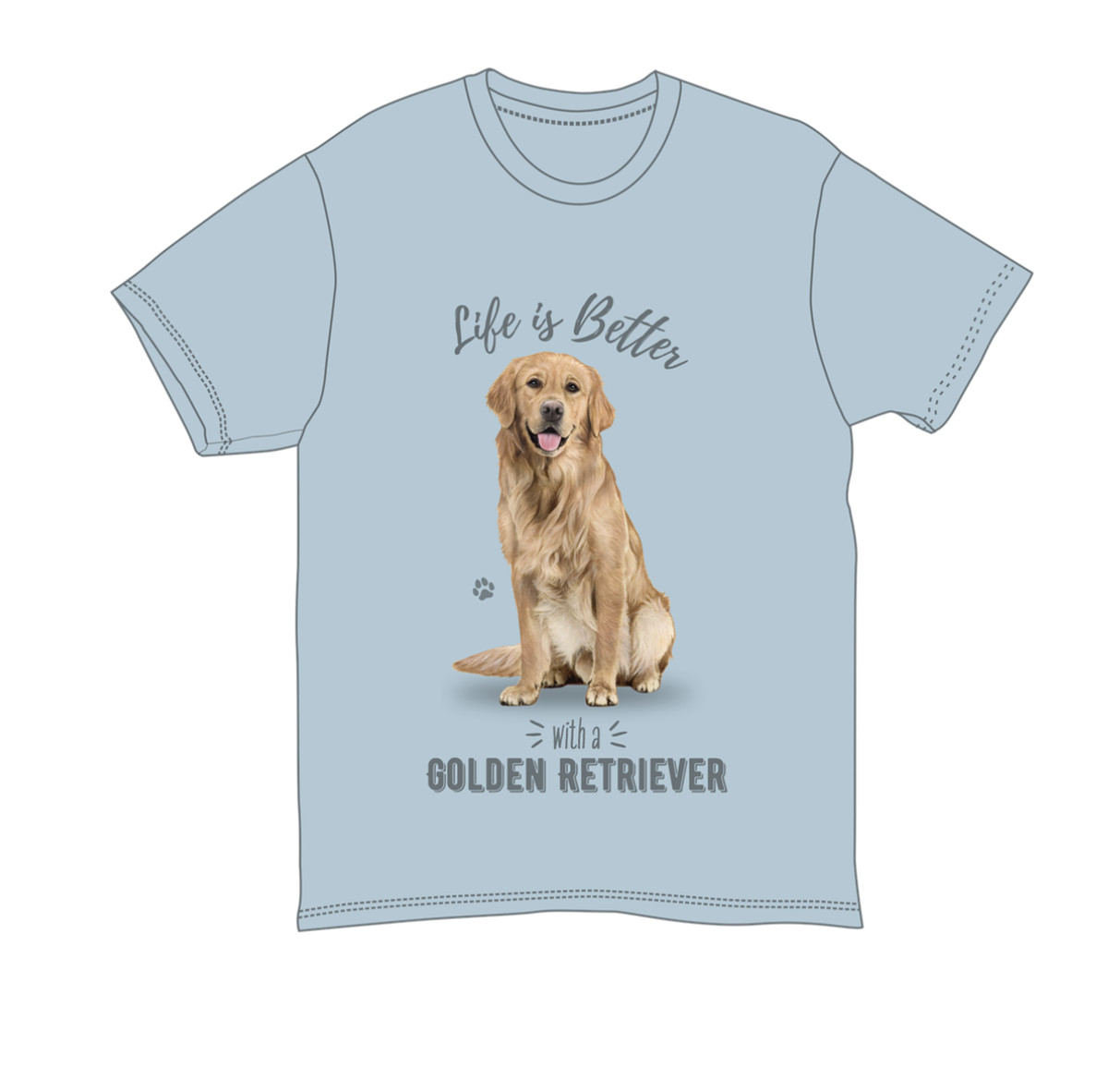 Golden Retriever Unisex 100% Cotton T-Shirt – Super Soft & Comfortable, XX-Large
