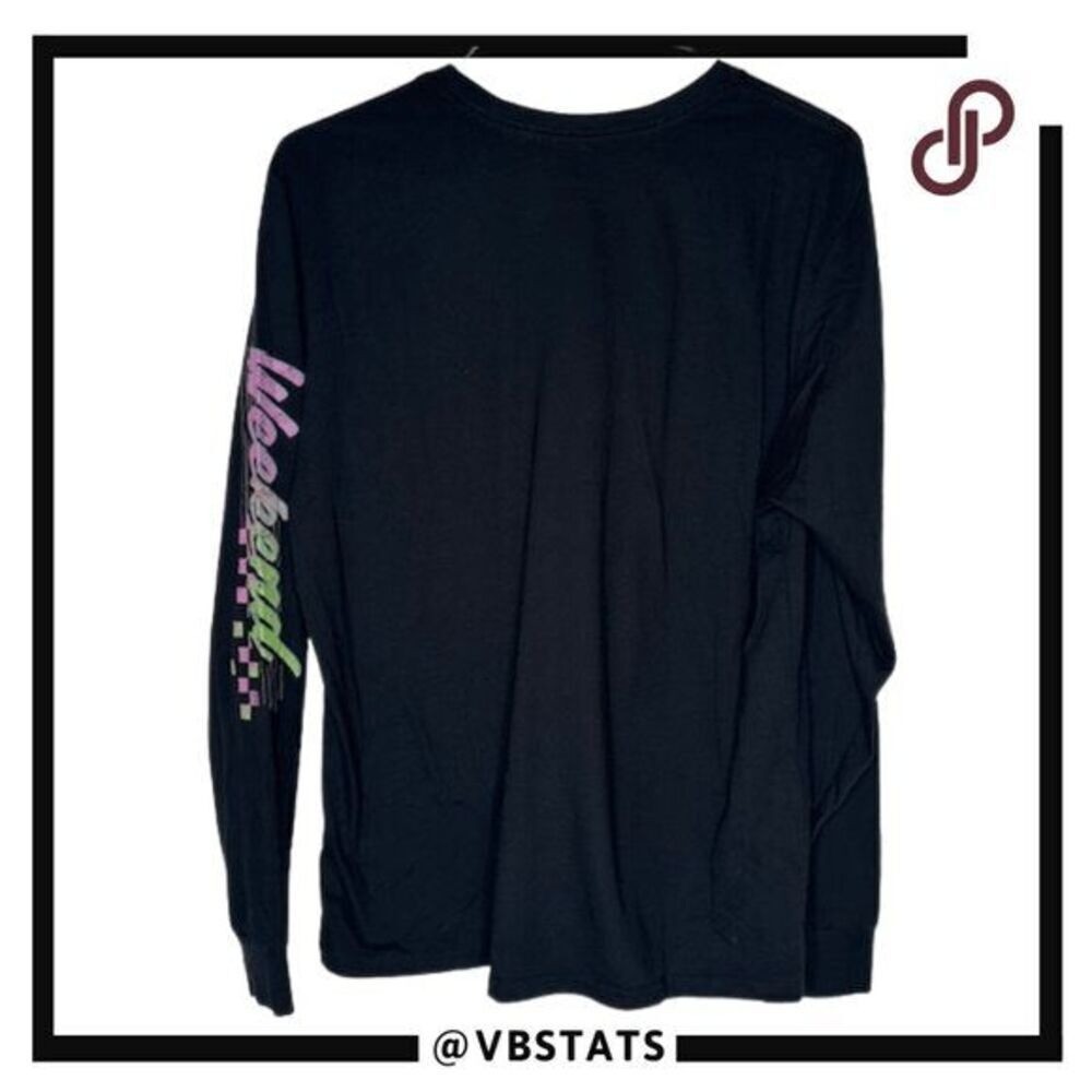 Chubbies Men’s The Weekend Has Arrived Pocket Long Sleeve T-Shirt Black XL
