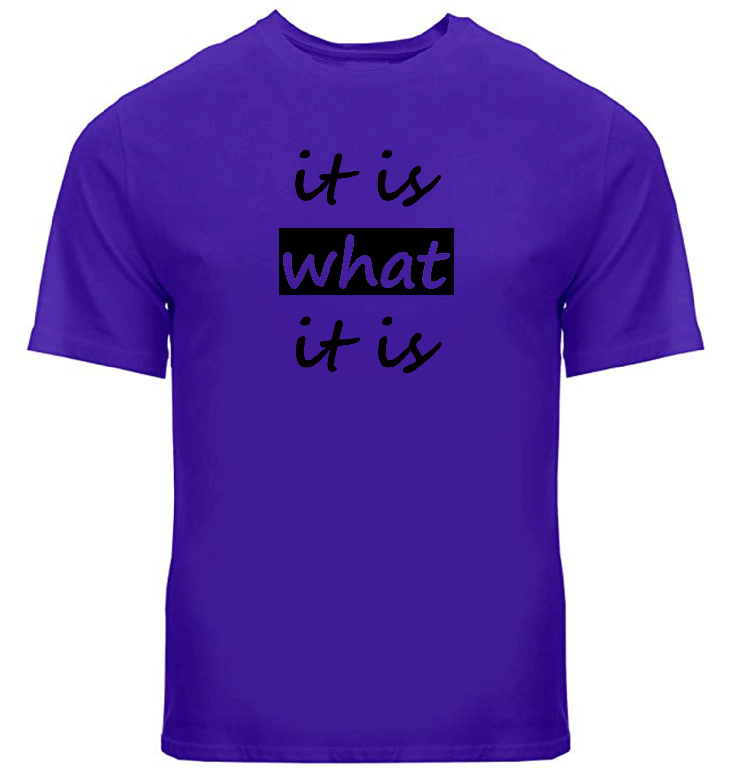 its is what it is Tee Shirts Sarcastic T-Shirt Funny Humor Inspirational Slogan