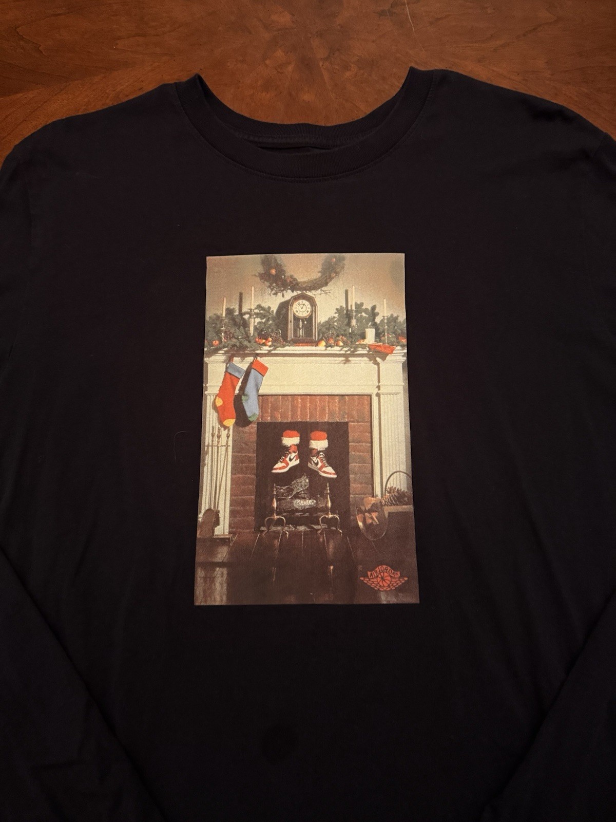 NIKE AIR JORDAN MEN’S LONG SLEEVE T-SHIRT SIZE L GRAPHIC CV1745-010 STANDARD FIT