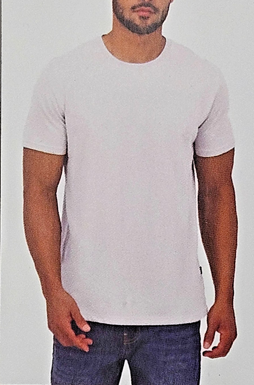 T-Shirt White Short Sleeve Ultra Soft Fit Men Small By Lucky Brand Retails 49.50