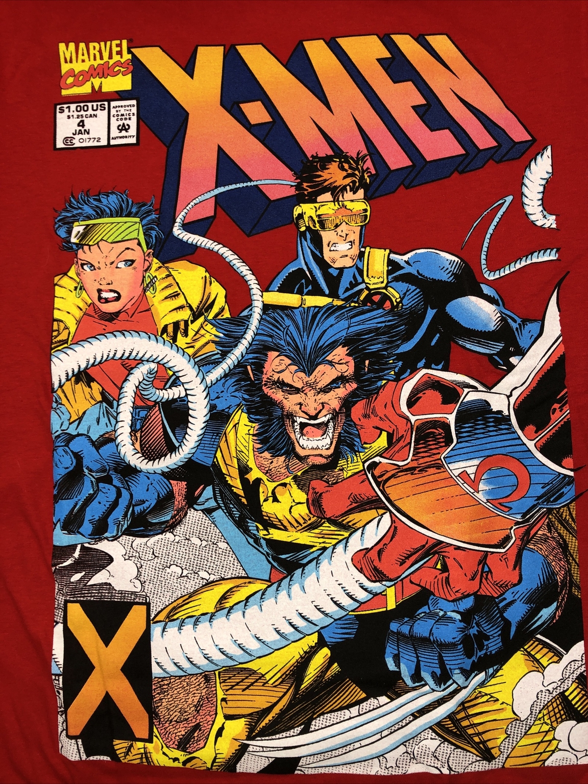 X-Men Marvel Comics Men’s T-Shirt Medium 100% Cotton Retro