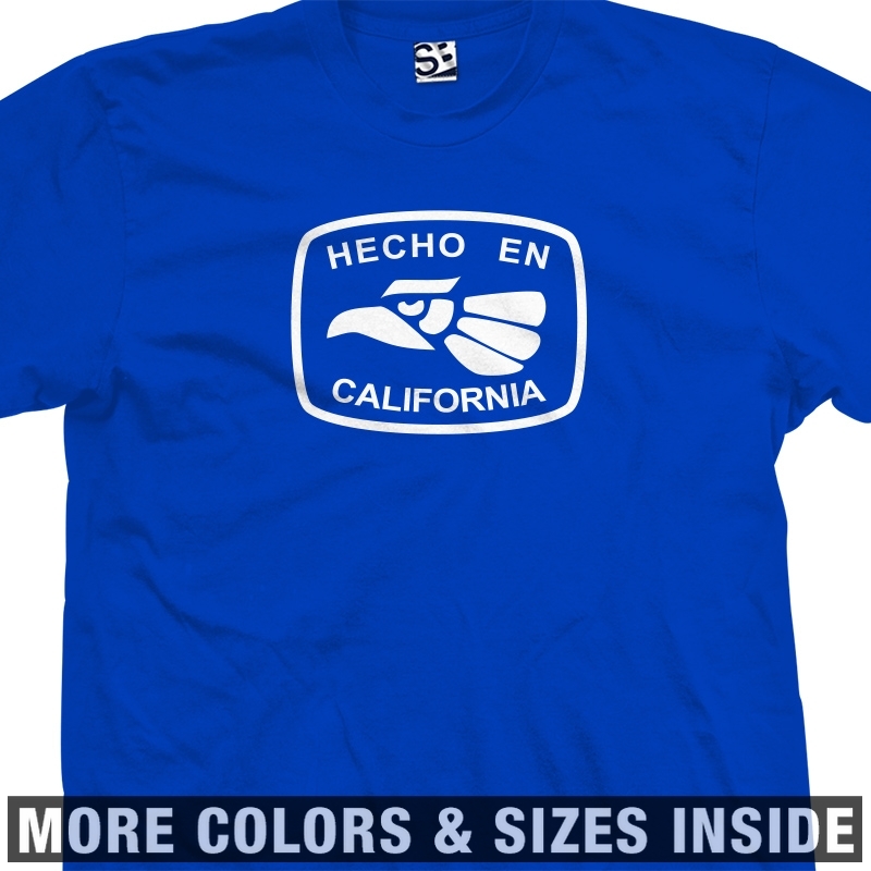Hecho En California Shirt | Made in Born Bred in Califas | Mens Tee