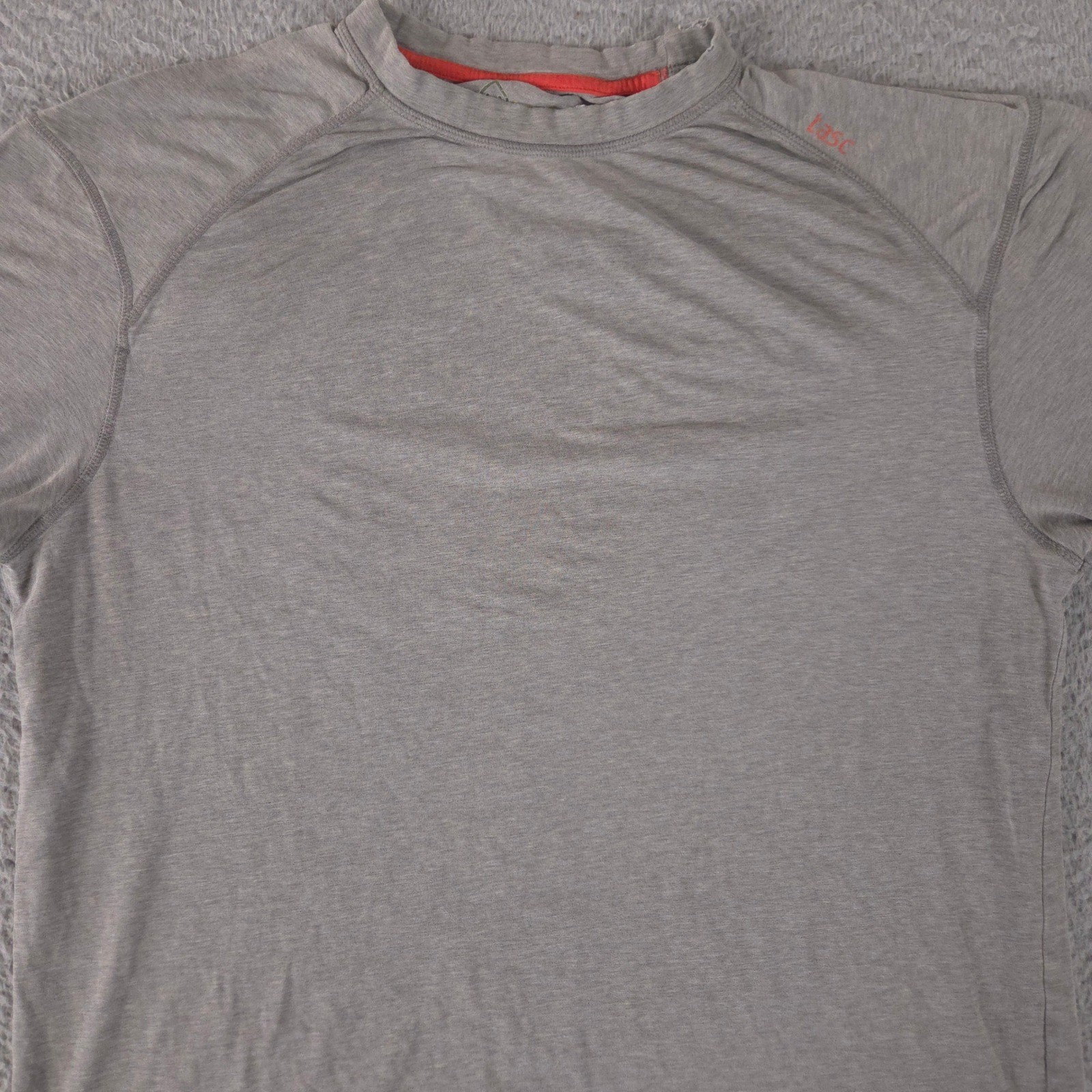 Tasc Shirt Mens Medium Gray Bamboo Cotton Blend Short Sleeve Activewear Tee