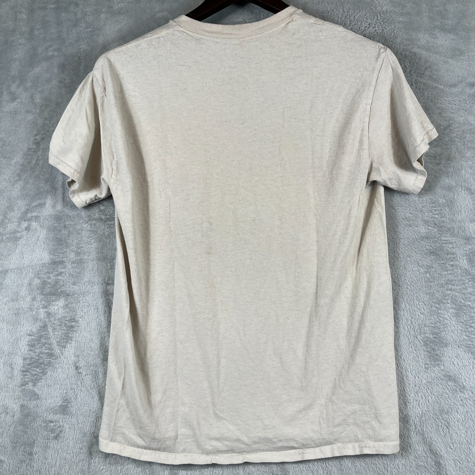 Spencers Mens Medium Giddy Up Sluts Frog Cowboy Graphic Tee Cream Funny Western