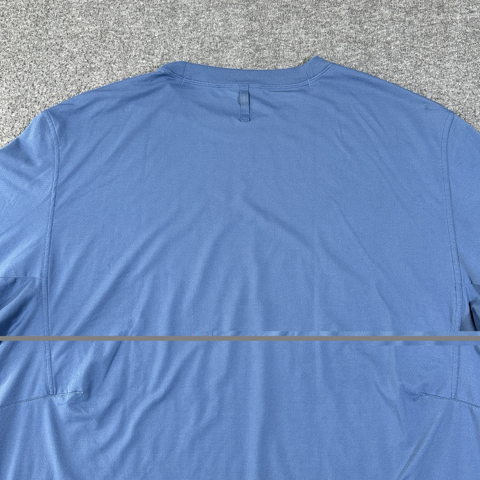 2 Lululemon Men’s Easy Set Train Short Sleeve Shirts Blue Dark Green 2XL LOT