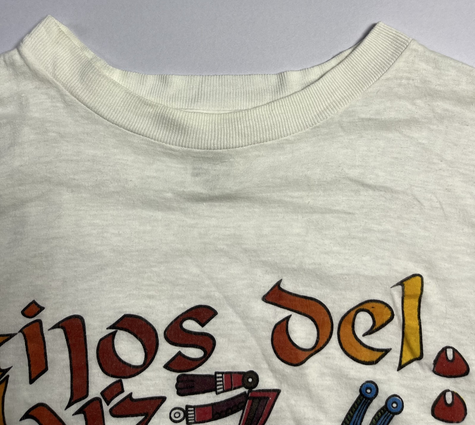 Vintage Nicaragua souvenir T-shirt white Size L 100 Cotton Panama Art Hijos del