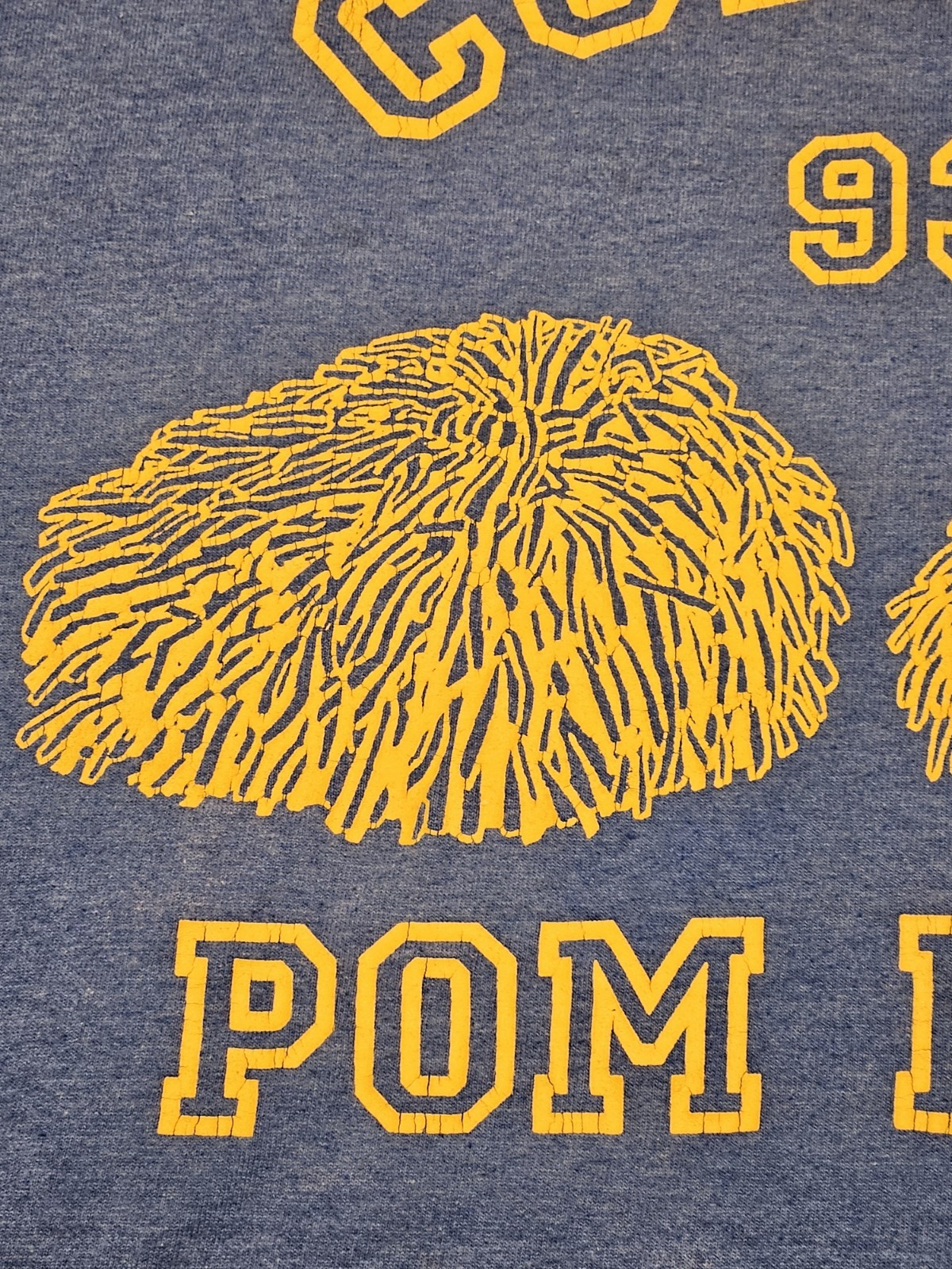 Vintage 1993 Copley Ohio Cheerleading Pom Poms T Shirt XL FOTL Best Distressed