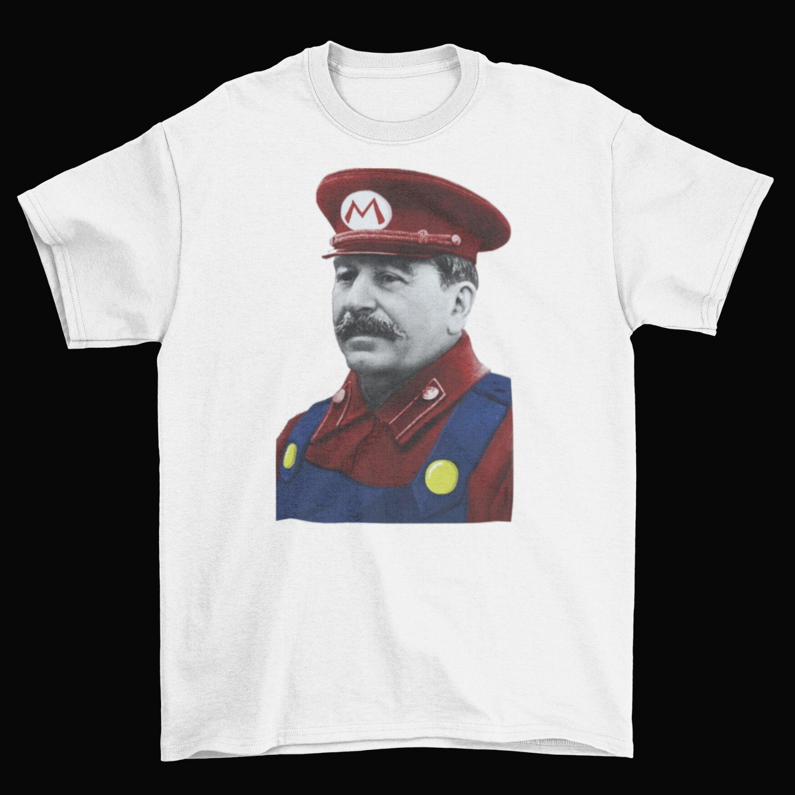 Super Mario Joseph Stalin T-Shirt Unisex Adult Cotton Sizes Nintendo Switch New