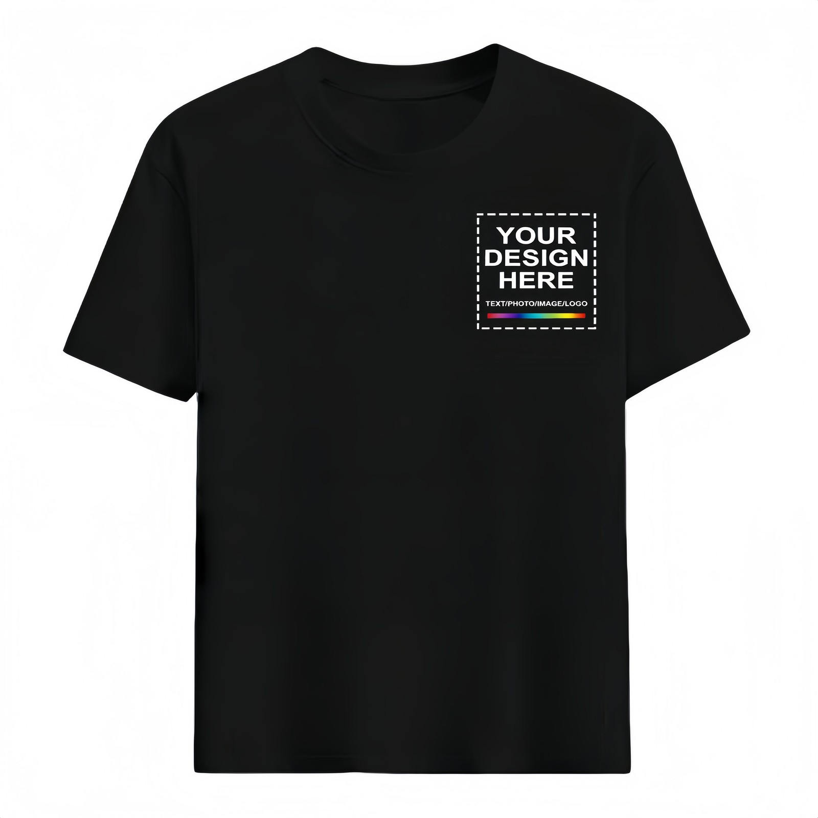 Personalized Teacher Work Identity Tee Custom Text Photo Logo Daily Wear T-Shirt