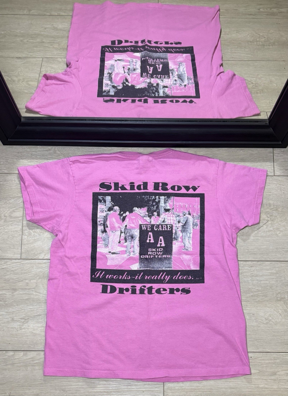 Y2K 2000s Skid Row Drifters Group Shirt