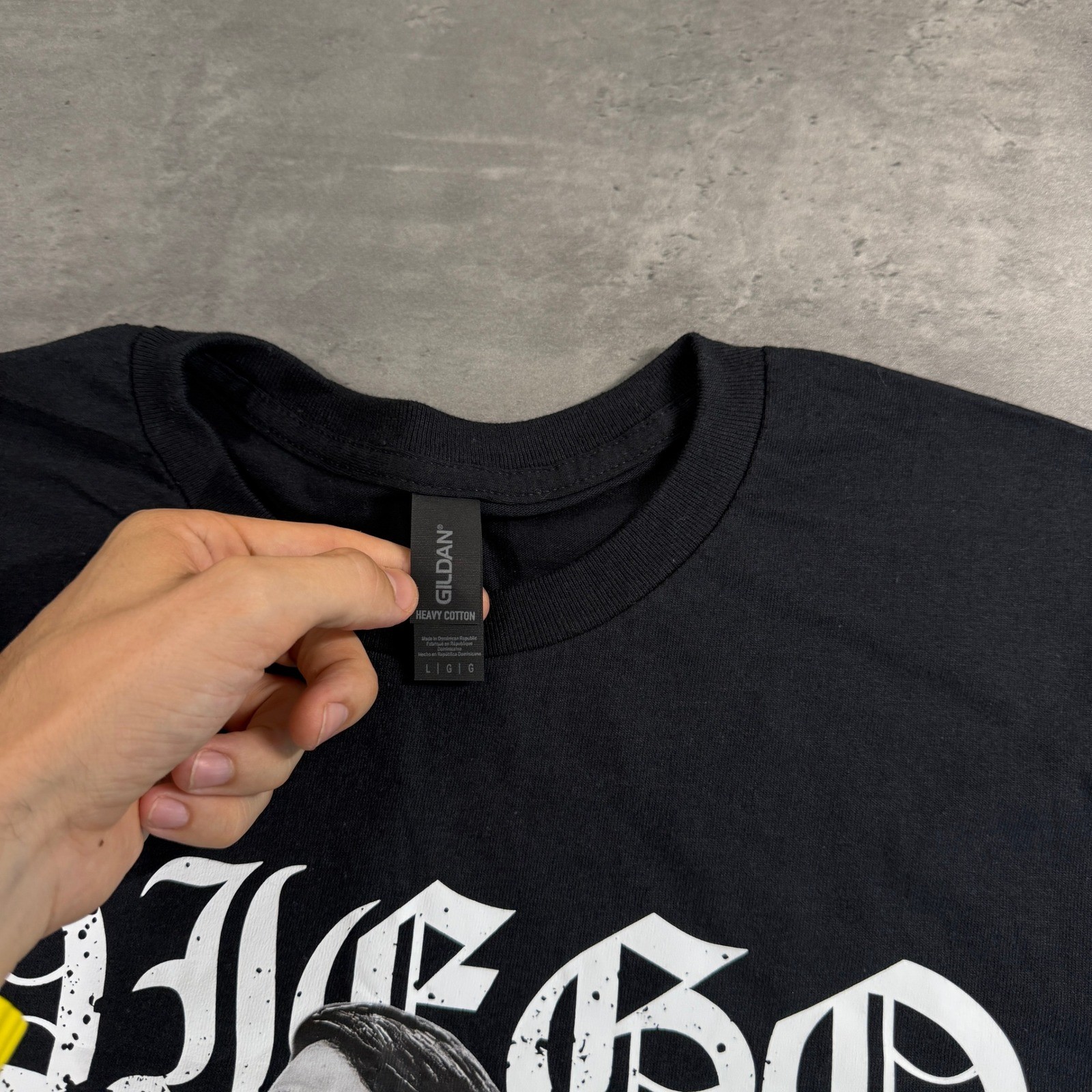 Diego Lopes MMA Graphic T-Shirt Large Black Hazurax Limited Design Old English