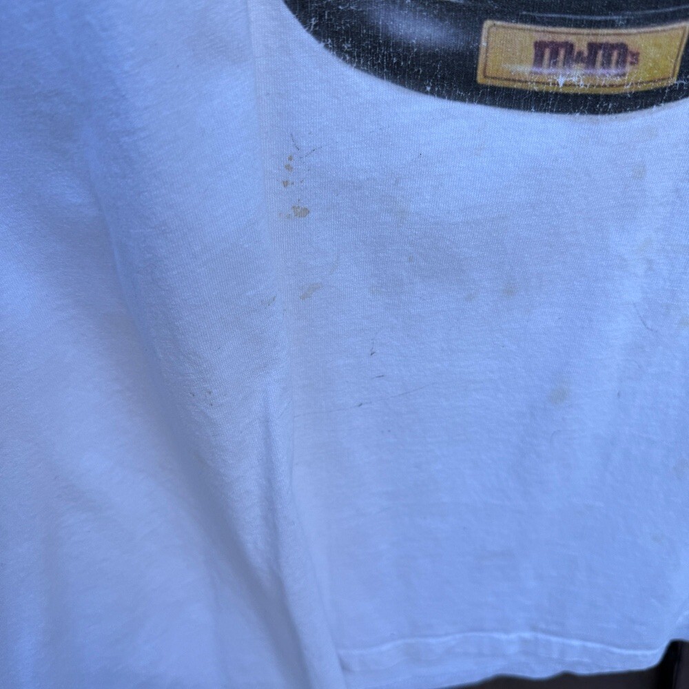 Vintage Pro Athletic M&M’s Graphic White Tee Size 3X