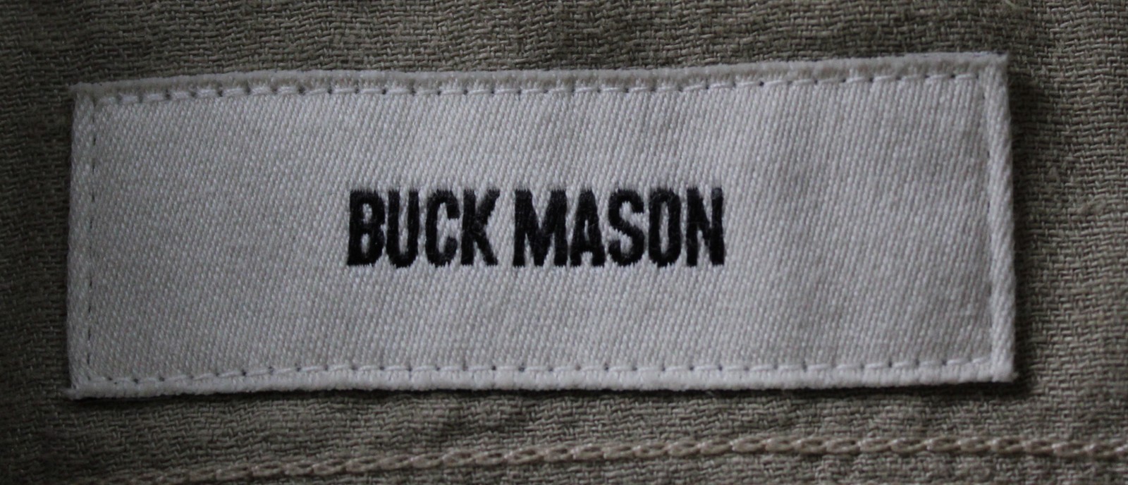 Buck Mason Men’s Hemp HBT Soft Pack Station Shirt AP2 Light Khaki Small NWT